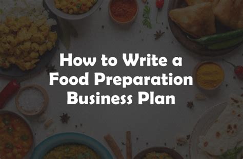 Food Preparation Business Plan